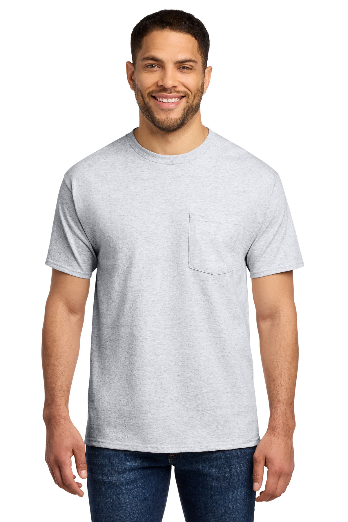 Port & Co  Essential Pocket Tee. PC61P