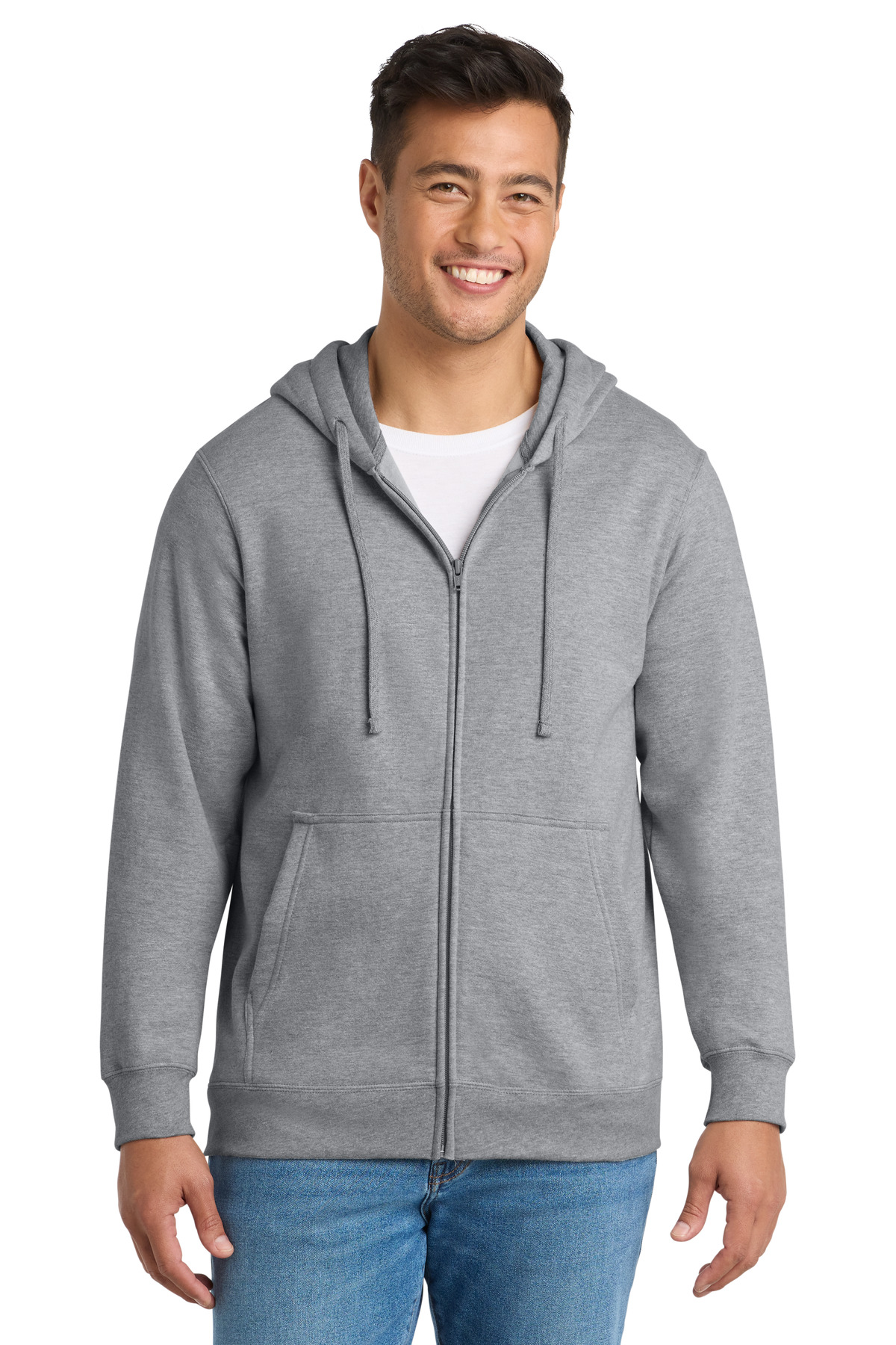 Port & Co  Fan Favorite Fleece Full-Zip Hooded Sweatshirt. PC850ZH