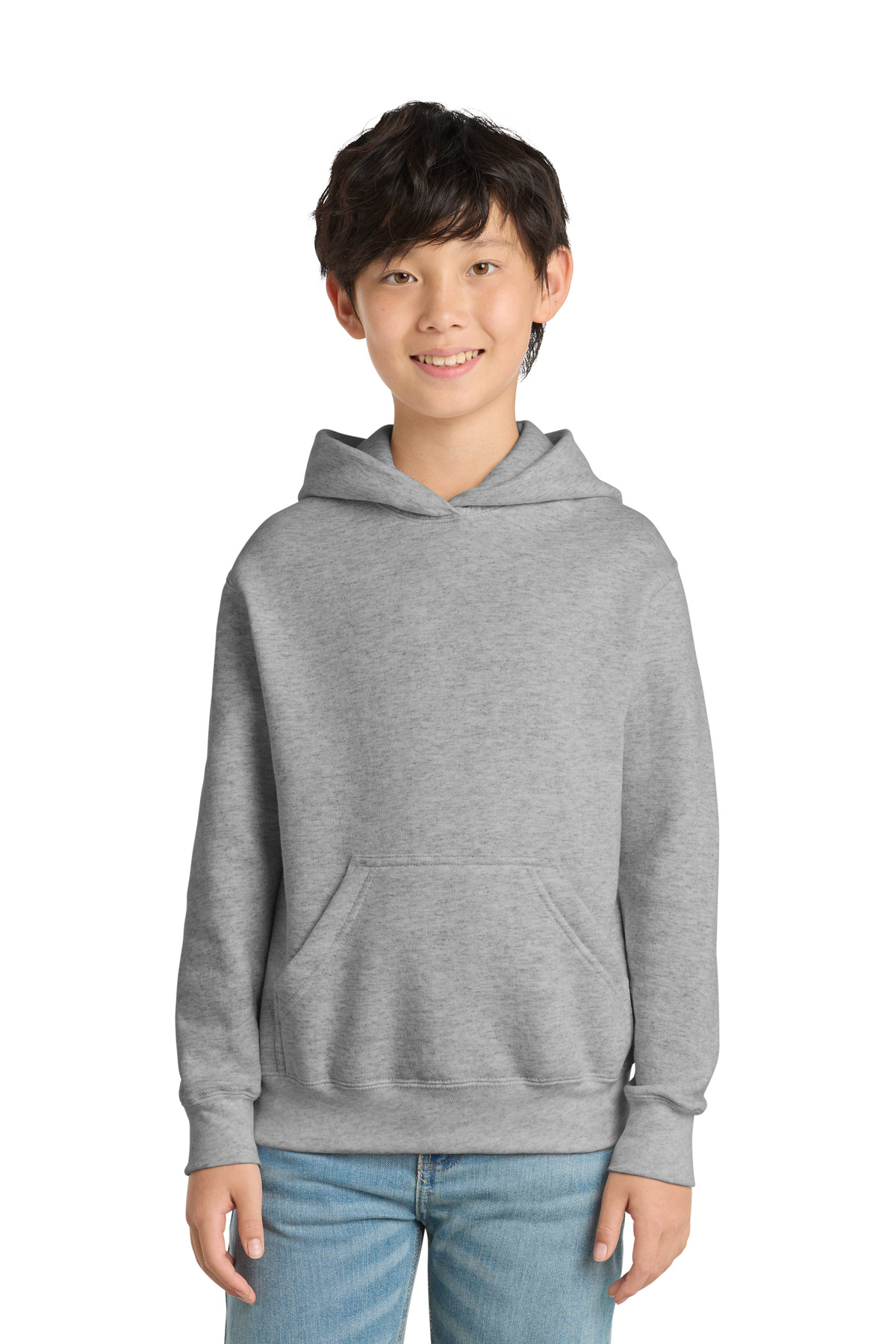 Port & Co  Youth Core Fleece Pullover Hooded Sweatshirt. PC90YH
