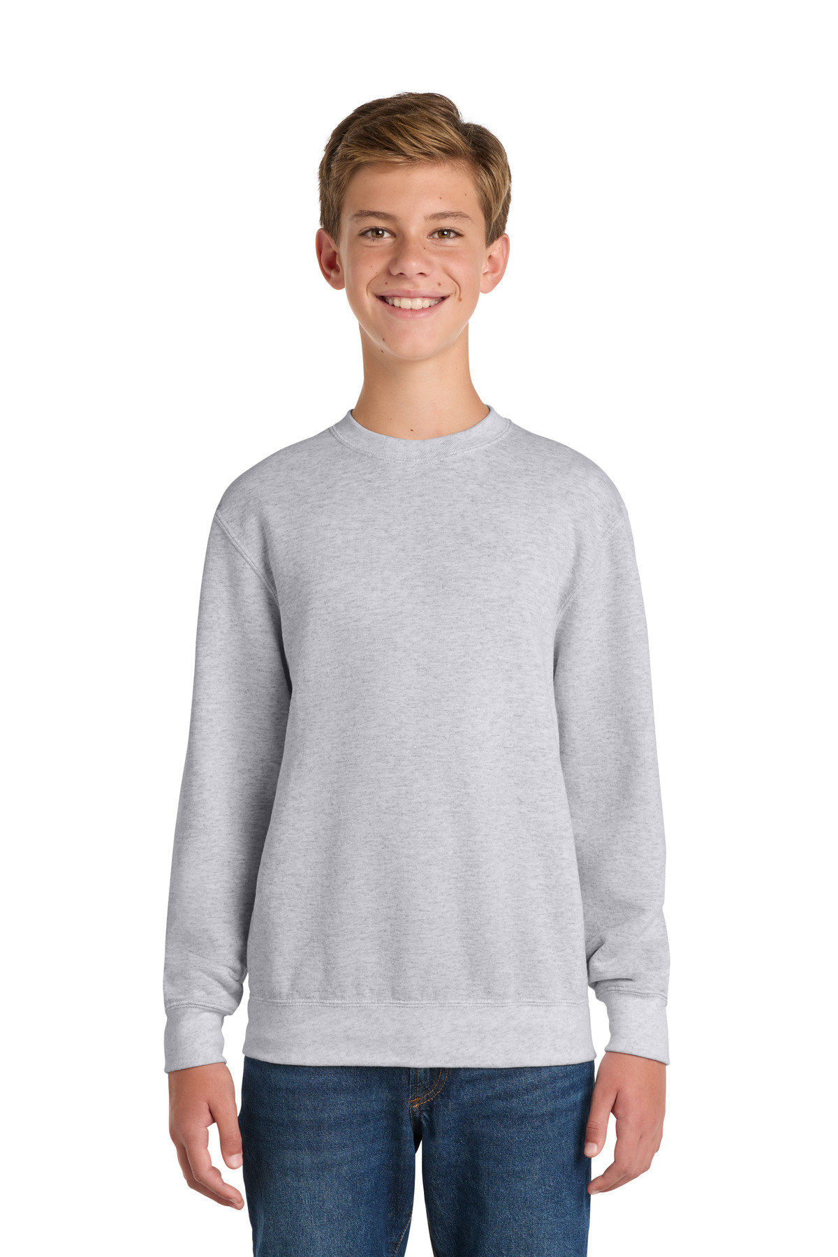 Port & Co  Youth Core Fleece Crewneck Sweatshirt. PC90Y