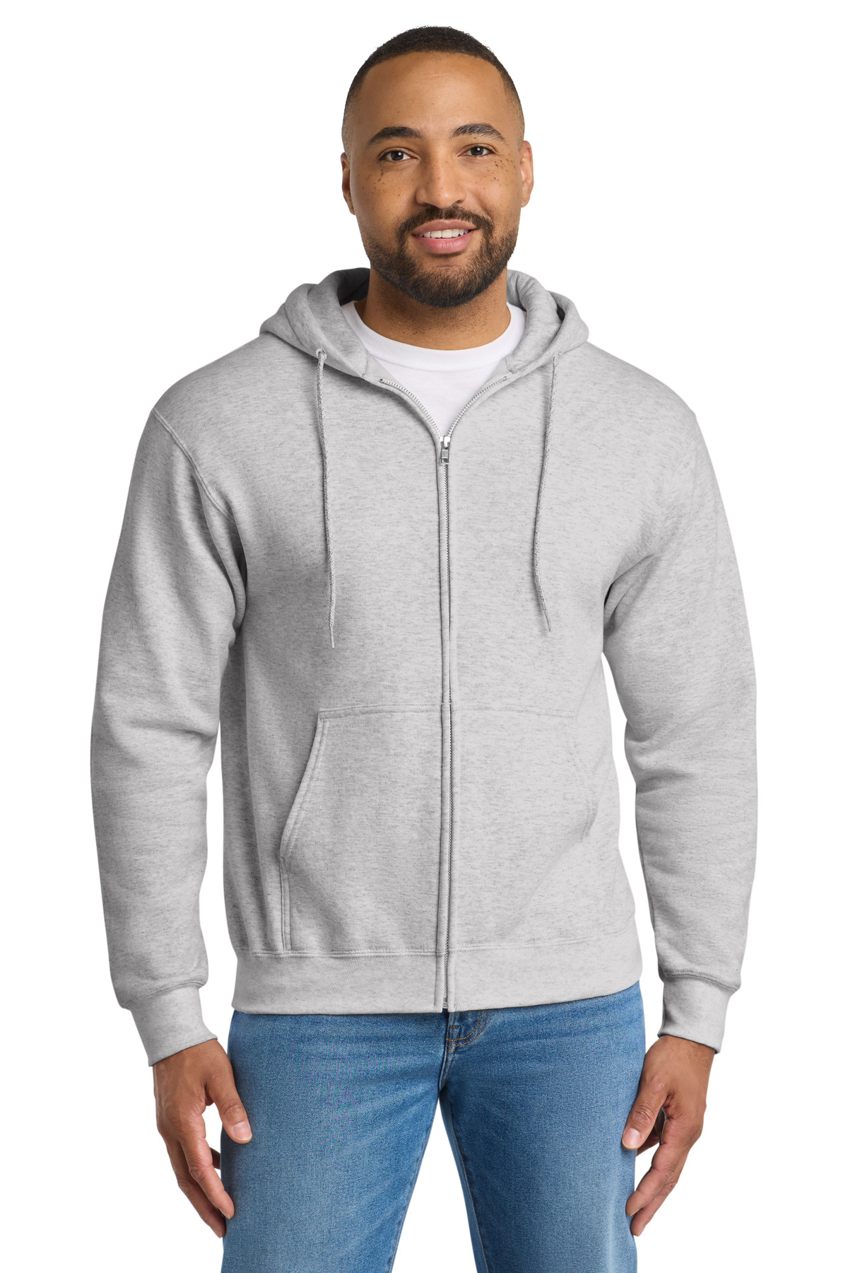 Port & Co  Essential Fleece Full-Zip Hooded Sweatshirt. PC90ZH
