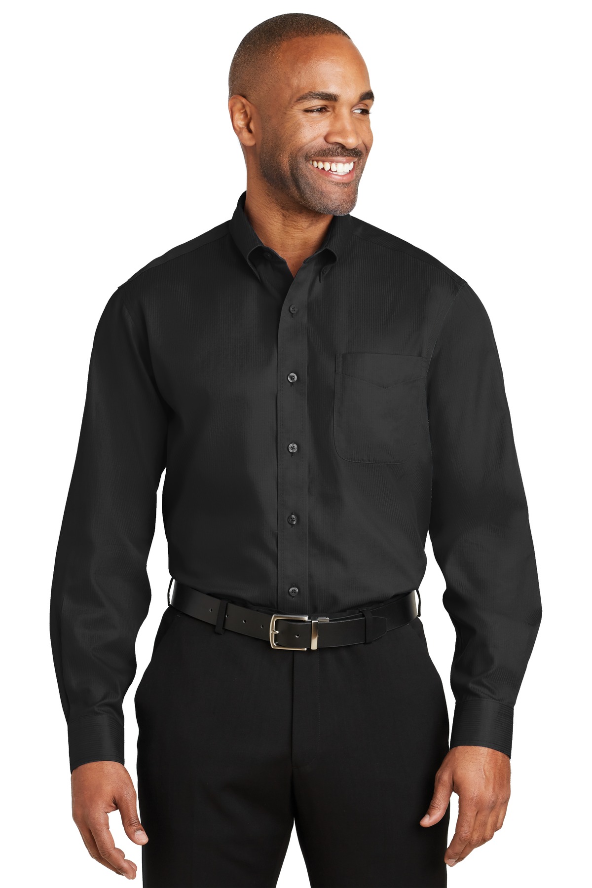 Red House ® - Dobby Non-Iron Button-Down Shirt. RH60