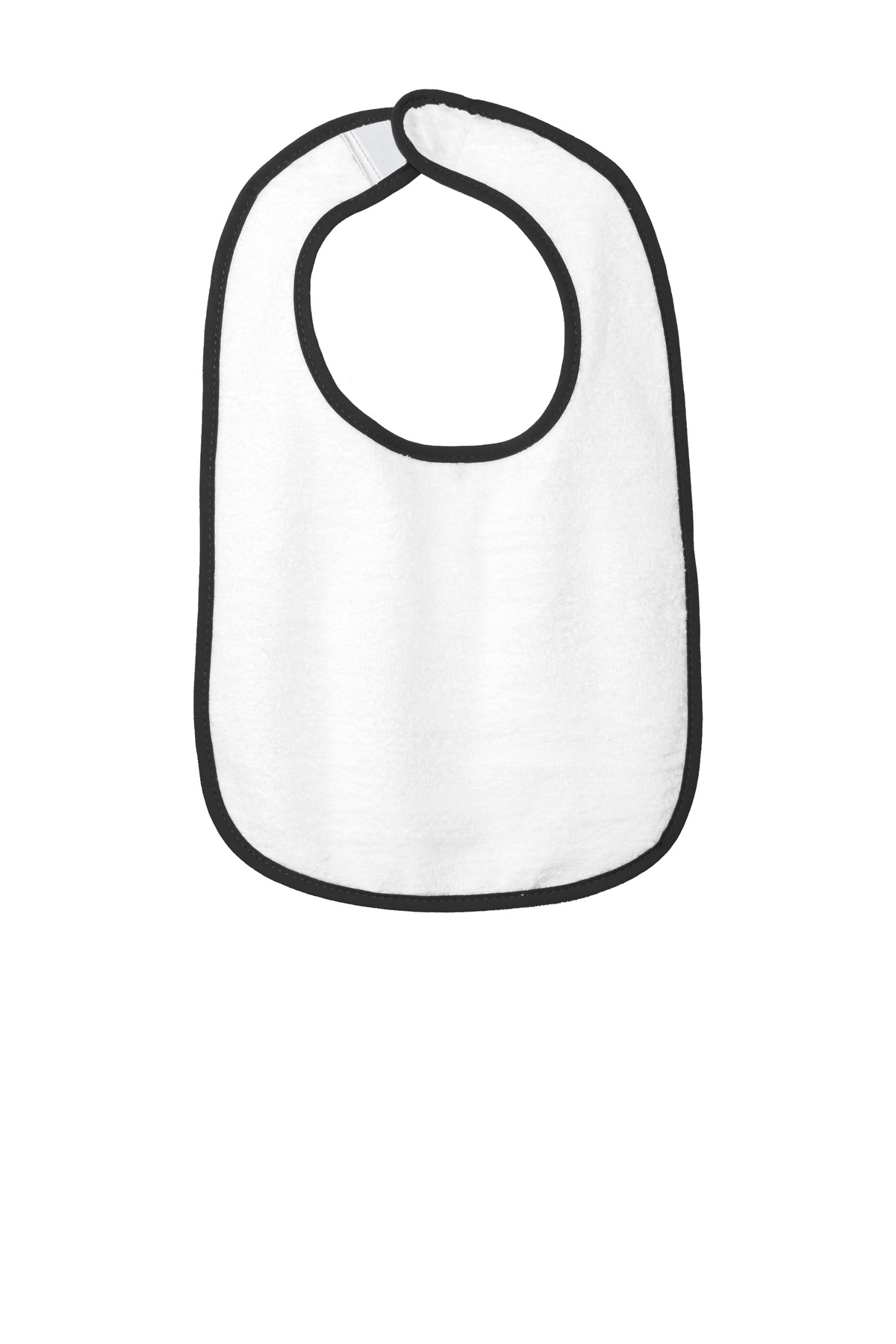 Rabbit Skins  Infant Contrast Trim Terry Bib. RS1003