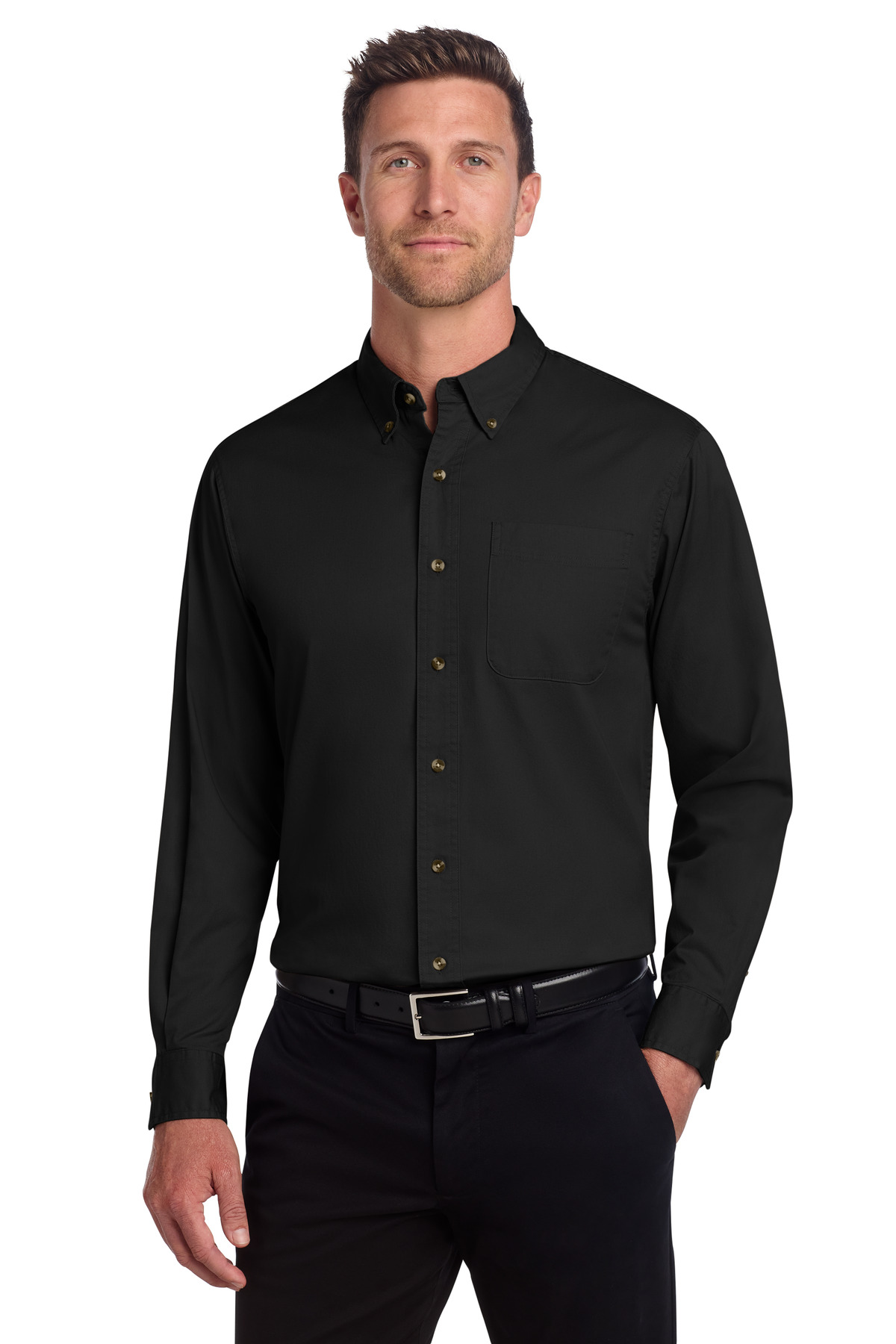 Port Authority ® Long Sleeve Twill Shirt. S600T