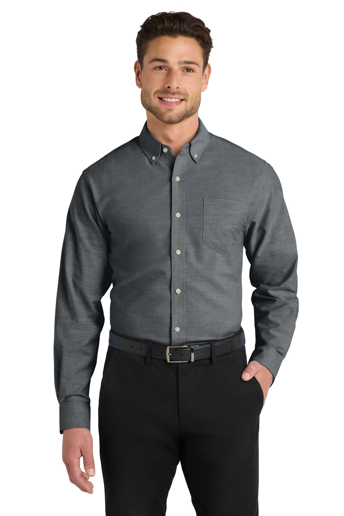 Port Authority ® Untucked Fit SuperPro  Oxford S651