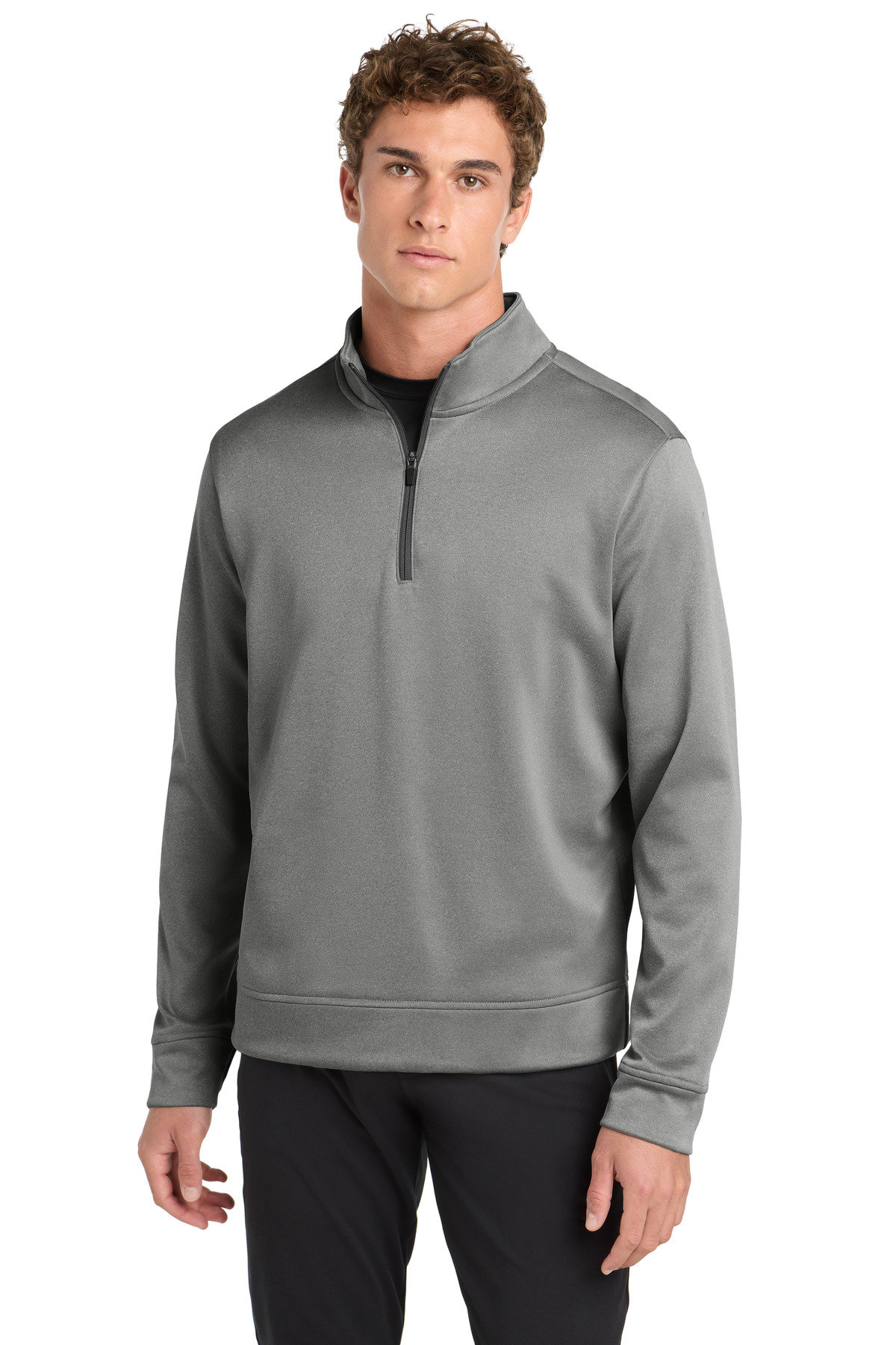 Sport-Tek ® PosiCharge ® Sport-Wick ® Heather Fleece 1/4-Zip Pullover. ST263