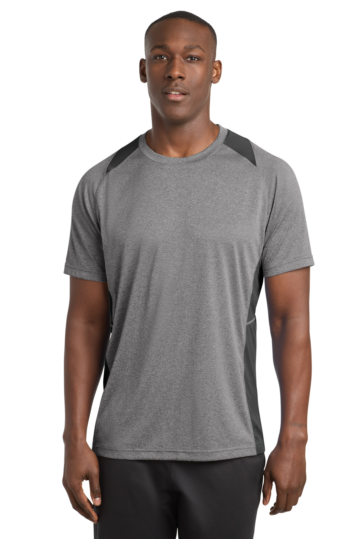 Sport-Tek ® Heather Colorblock Contender  Tee. ST361