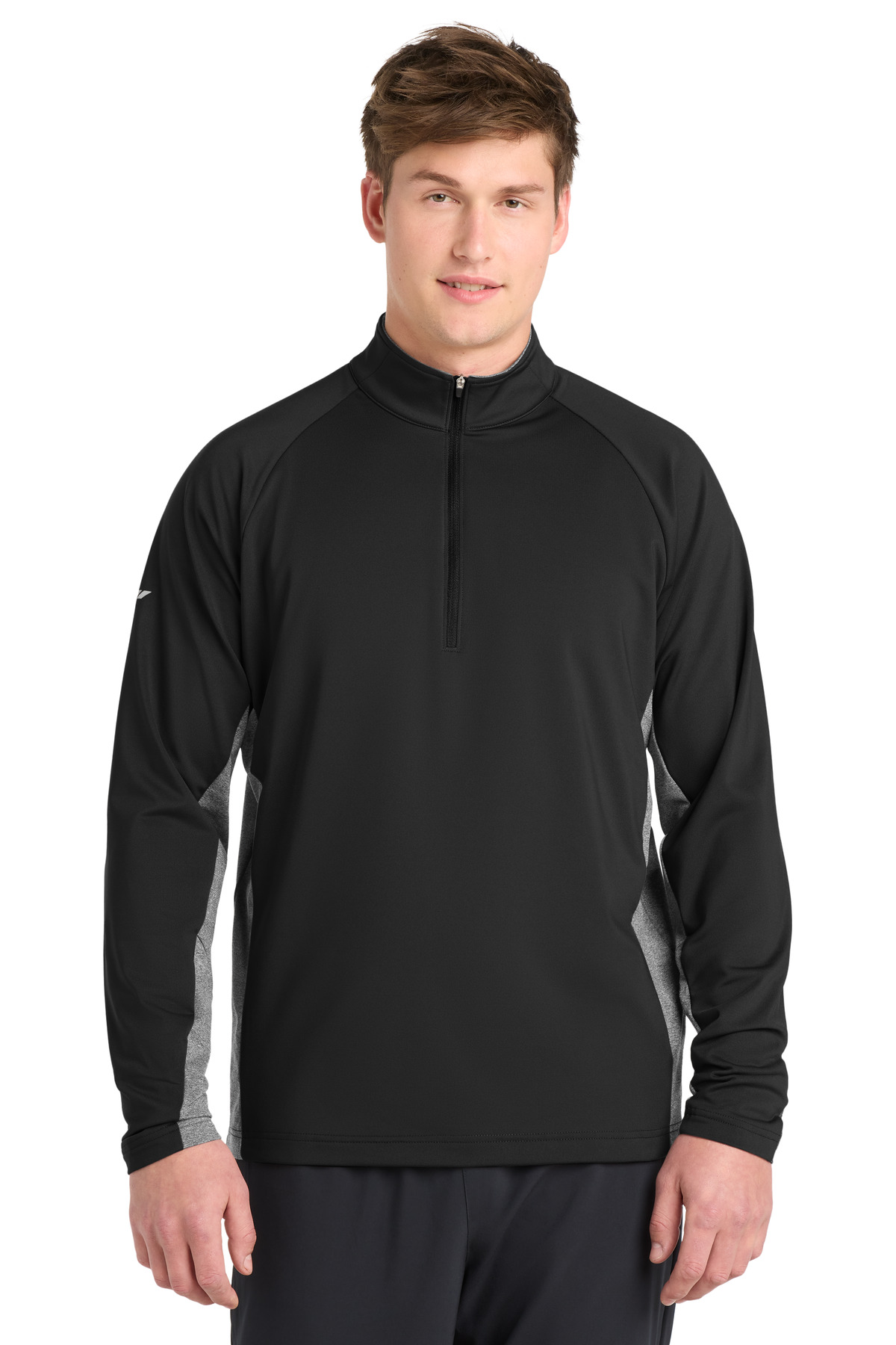 Sport-Tek ® Sport-Wick ® Stretch Contrast 1/4-Zip Pullover. ST854