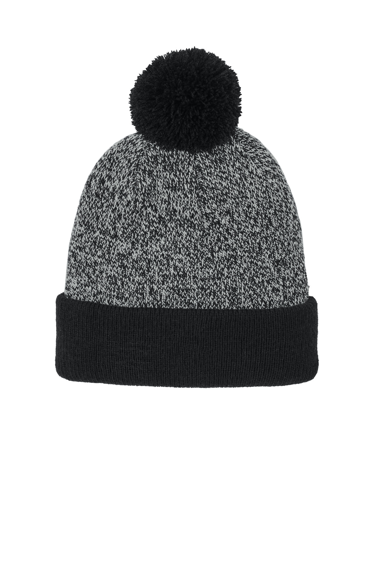 Sport-Tek ® Halftime Heather Pom Beanie STC68