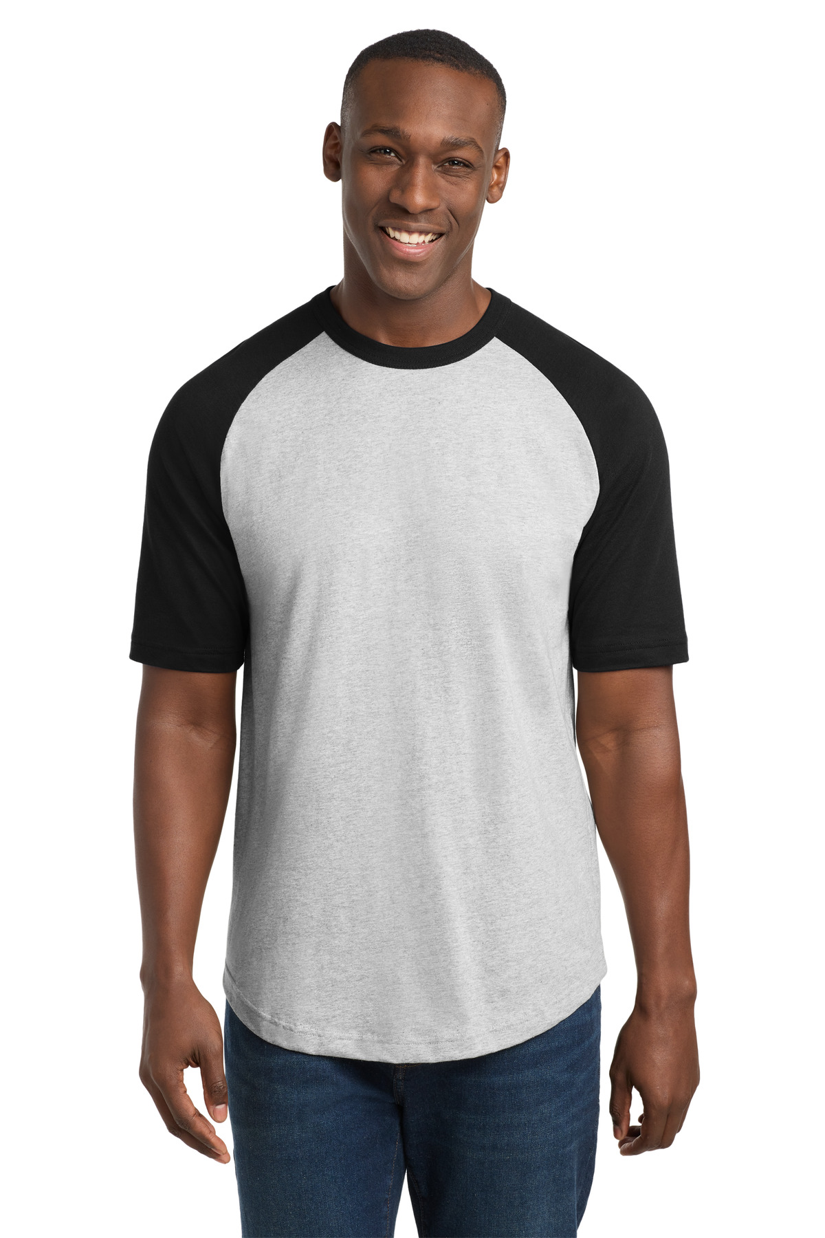 Sport-Tek ® Short Sleeve Colorblock Raglan Jersey. T201