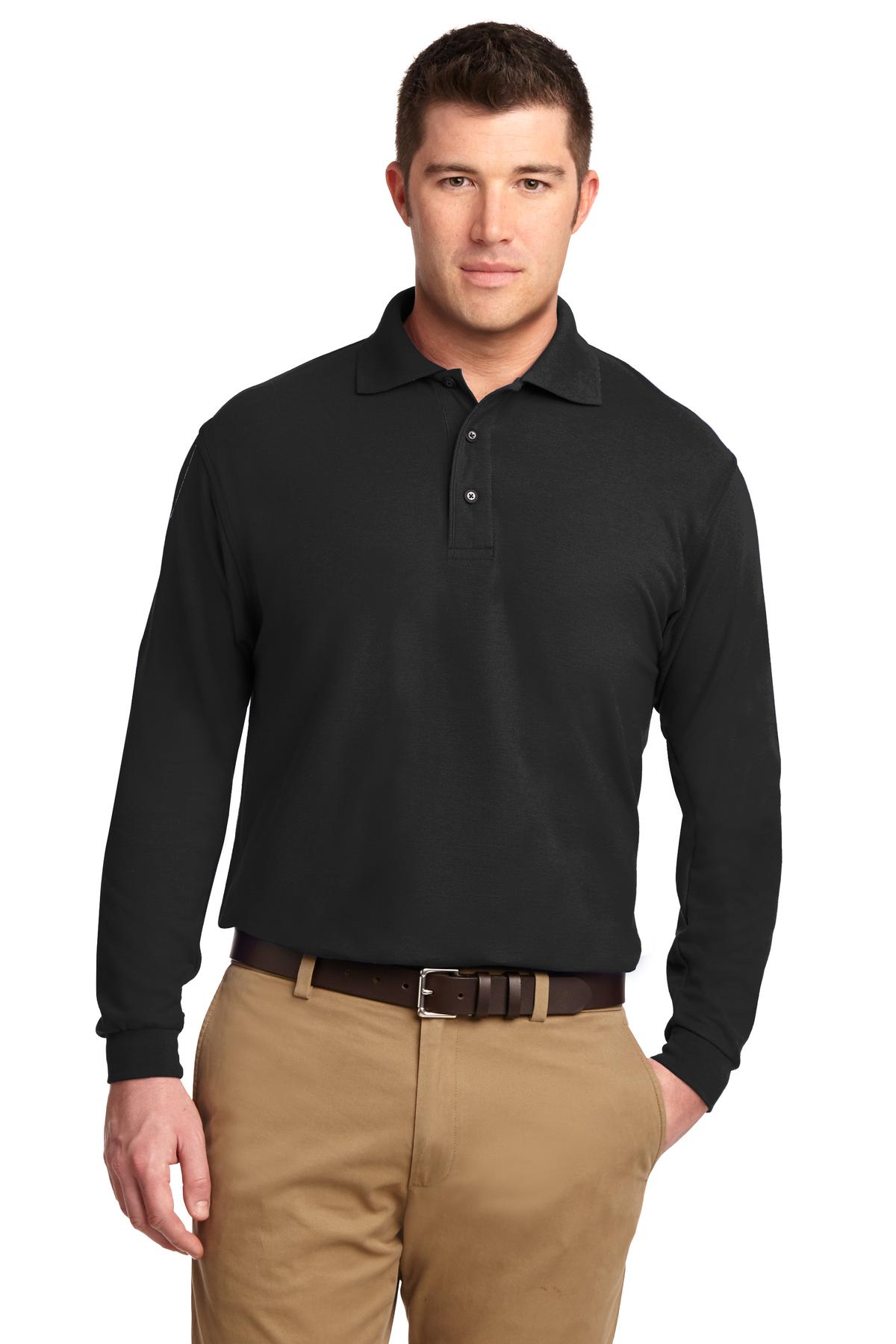Port Authority ® Tall Silk Touch Long Sleeve Polo. TLK500LS