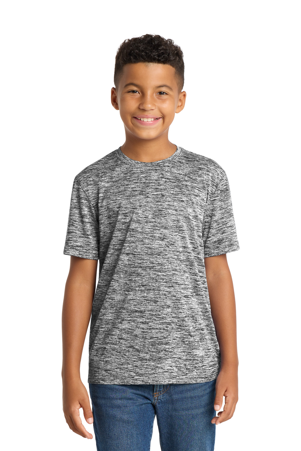 Sport-Tek ® Youth PosiCharge ® Electric Heather Tee. YST390